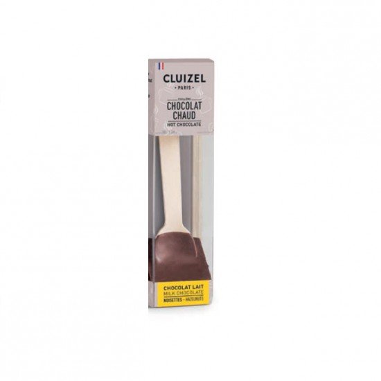 Cuillères chocolat chaud noisettes 45% Cuillères chocolat chaud noisettes 45%