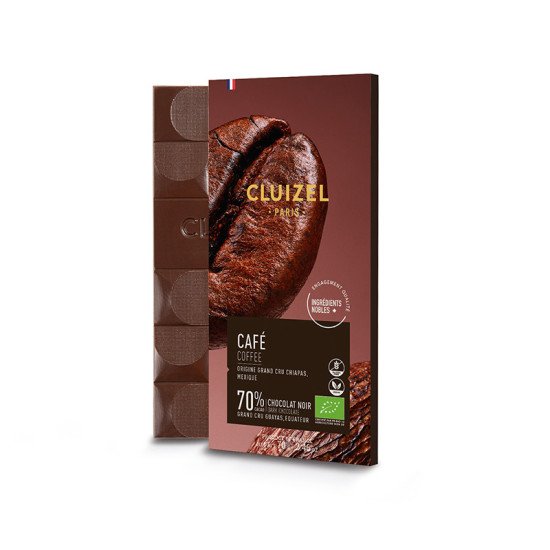 Tablette Noir 70% Cafe Bio 70gr