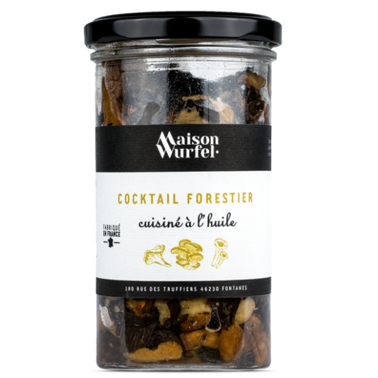Cocktail forestier cuisiné à l'huile Maison WURFEL Cocktail forestier cuisiné à l'huile Maison WURFEL