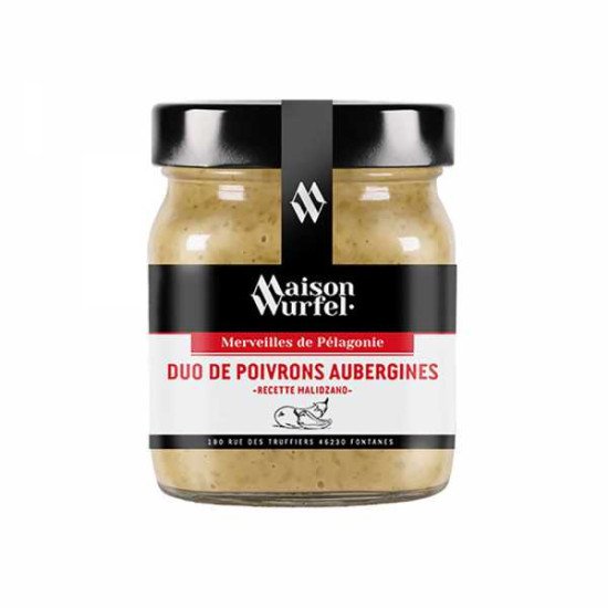 Duo de Poivrons Aubergines - Maison WURFEL Duo de Poivrons Aubergines - Maison WURFEL