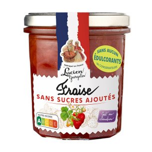 Fraise sans sucre ajouté - 320g