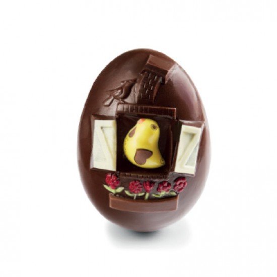 Œuf Maisonnette Noir 220 gr Assorti d'œufs & fritures & chocolats noir et lait Œuf Maisonnette Noir 220 gr Assorti d'œufs & fritures & chocolats noir et lait